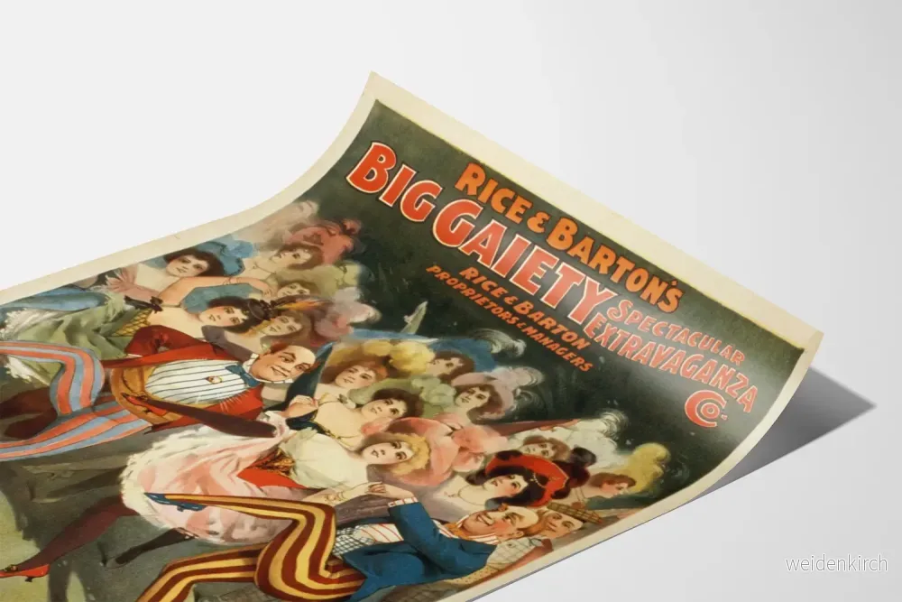 Vintageposter Big Gaiety Spectacular Extravaganza - Bild 3