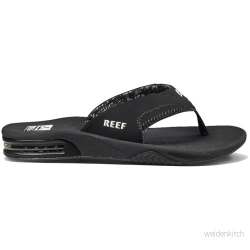 Reef Fanning Fingersandaler av syntetiskt material för kvinnor, svart, 38 EU 732075386511