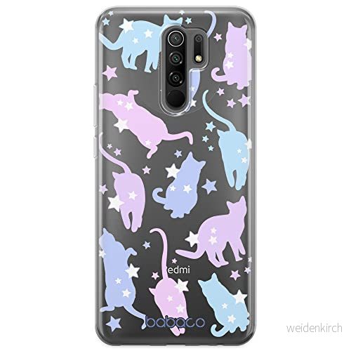 ERT GROUP mobiltelefonfodral för Xiaomi REDMI 9 originalt och officiellt licensierat Babaco mönster Cats 016 optimalt anpassad till formen på mobiltelefonen, gedeeltelijk transparant 5905131104069