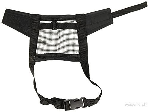 Trixie Muzzle with net insert polyester S M black 4011905192628