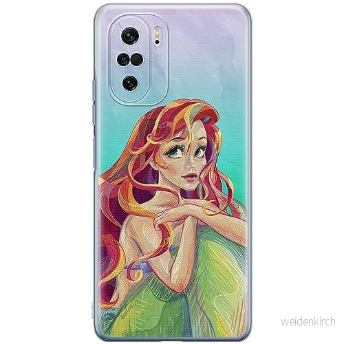 ERT GROUP mobiltelefonfodral för Xiaomi MI 11i/ REDMI K40/K40 PRO/POCO F3/ F3 PRO originalt och officiellt licensierat Disney mönster Ariel 004, fodral tillverkad av TPU plast 5905511892227