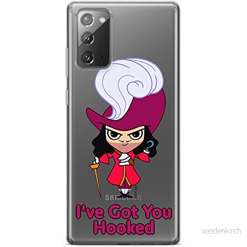 ERT GROUP mobiltelefonfodral för Samsung GALAXY NOTE 20 originalt och officiellt licensierat Disney mönster James Hook 001 optimalt anpassad till formen på mobiltelefonen, gedeeltelijk transparant 5905131454751