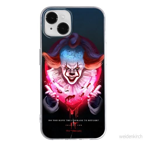ERT GROUP mobiltelefonfodral för Iphone 14 originalt och officiellt licensierat Horror mönster It 020 optimalt anpassad till formen på mobiltelefonen, fodral tillverkad av TPU plast 5905511000820