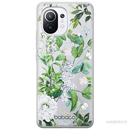 ERT GROUP mobiltelefonfodral för Xiaomi 11 originalt och officiellt licensierat Babaco mönster Flowers 038 optimalt anpassad till formen på mobiltelefonen, gedeeltelijk transparant 5905131302199