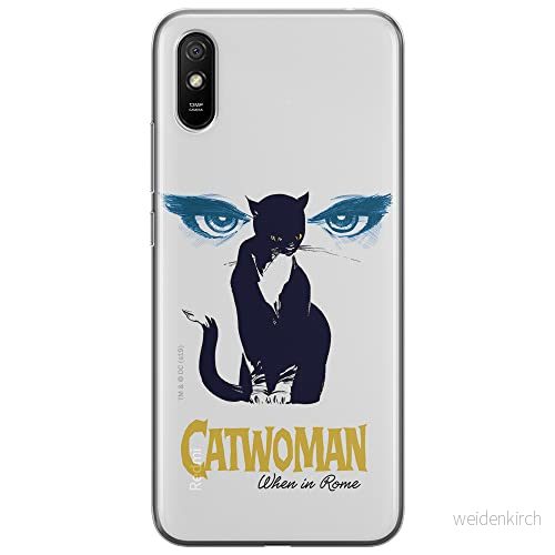 ERT GROUP mobiltelefonfodral för Xiaomi REDMI 9A originalt och officiellt licensierat DC mönster Catwoman 007 optimalt anpassad till formen på mobiltelefonen, fodral tillverkad av TPU plast 5903040298404