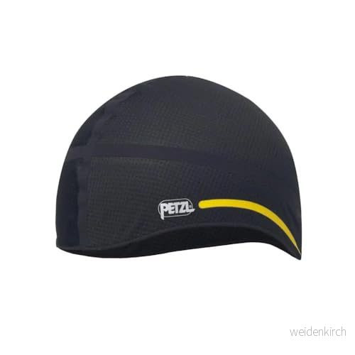 PETZL HAT Liner 1 hjälm, svart/gul, M/L 3342540822337