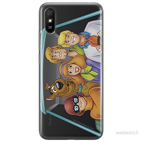 ERT GROUP mobiltelefonfodral för Xiaomi REDMI 9A originalt och officiellt licensierat Scooby Doo mönster 016 Vit optimalt anpassad till formen på mobiltelefonen, fodral tillverkad av TPU plast 5903040295878