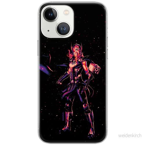 ERT GROUP mobiltelefonfodral för Iphone 13 originalt och officiellt licensierat Marvel mönster Thor 008 Vit optimalt anpassad till formen på mobiltelefonen, fodral tillverkad av TPU plast 5904805171413