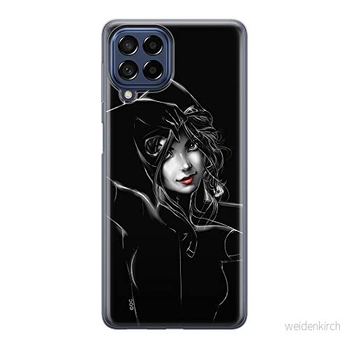 ERT GROUP mobiltelefonfodral för Samsung M33 5G originalt och officiellt licensierat DC mönster Catwoman 002 optimalt anpassad till formen på mobiltelefonen, fodral tillverkad av TPU plast 5905511343446