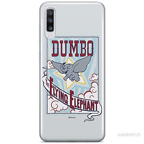 ERT GROUP mobiltelefonfodral för Samsung A70 originalt och officiellt licensierat Disney mönster Dumbo 002 optimalt anpassad till formen på mobiltelefonen, fodral tillverkad av TPU plast 5902980409710