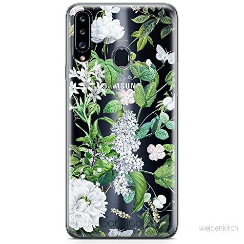 ERT GROUP mobiltelefonfodral för Samsung A20S originalt och officiellt licensierat Babaco mönster Flowers 038 optimalt anpassad till formen på mobiltelefonen, gedeeltelijk transparant 5905131301420