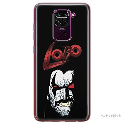 ERT GROUP mobiltelefonfodral för Xiaomi REDMI NOTE 9 originalt och officiellt licensierat DC mönster Lobo 005 optimalt anpassad till formen på mobiltelefonen, fodral tillverkad av TPU plast 5903040337028