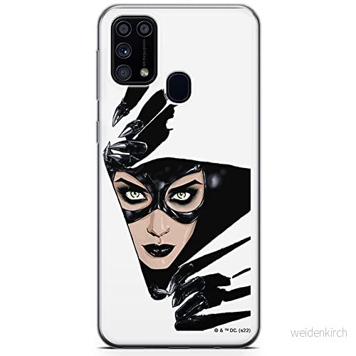 ERT GROUP mobiltelefonfodral för Samsung M31 originalt och officiellt licensierat DC mönster Catwoman 008 optimalt anpassad till formen på mobiltelefonen, fodral tillverkad av TPU plast 5905131555397