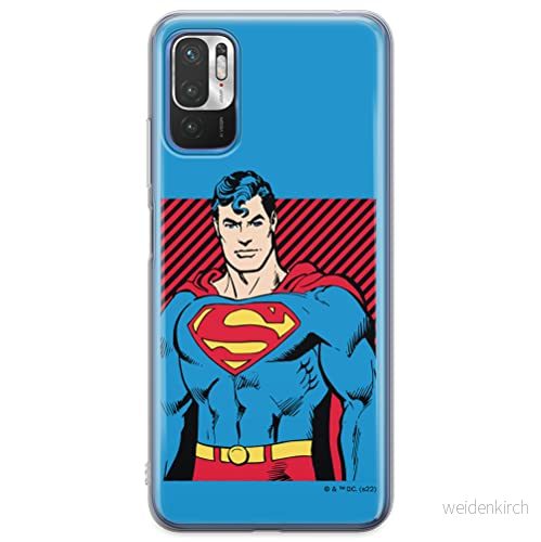 ERT GROUP mobiltelefonfodral för Xiaomi REDMI NOTE 10 5G / POCO M3 PRO originalt och officiellt licensierat DC mönster Superman 029, fodral tillverkad av TPU plast 5905131569417