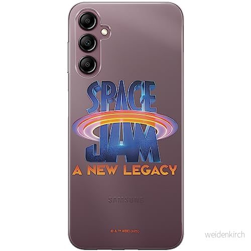 ERT GROUP mobiltelefonfodral för Samsung A14 4G/5G originalt och officiellt licensierat Looney Tunes mönster Space Jam 001 optimalt anpassad till formen på mobiltelefonen, gedeeltelijk transparant 5905511830335