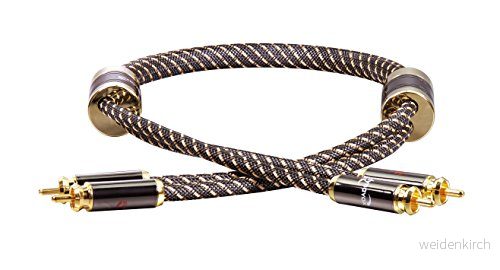 DynaVox 207479 Linje RCA Kabel Stereo 0,6 m Svart 4250019131509