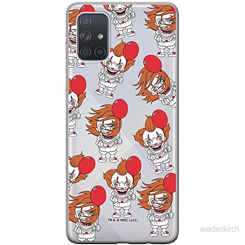 ERT GROUP mobiltelefonfodral för Samsung A71 originalt och officiellt licensierat Horror mönster It 007 optimalt anpassad till formen på mobiltelefonen, gedeeltelijk transparant 5905131959508