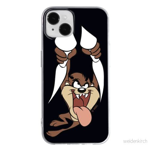 ERT GROUP mobiltelefonfodral för Apple Iphone 14 originalt och officiellt licensierat Looney Tunes mönster Tasmanian 002 optimalt anpassad till formen på mobiltelefonen, fodral tillverkad av TPU plast 5905131889539