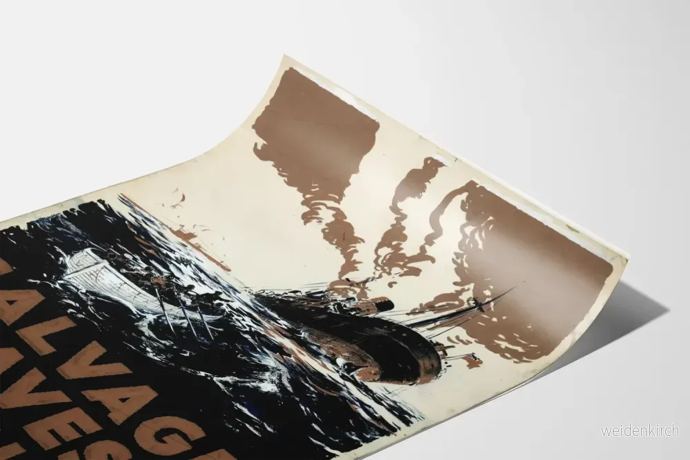 Vintage marinposter 'Salvage Saves Shipping' - Bild 3