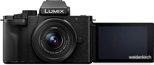 Panasonic Lumix DC G100VEG K DSLM kamera, 20,3MP CMOS sensor, 4K video, 5 axlig Hybrid IS, OZO Audio Technology, Selfie Videoläge, Handgrepp/stativ, Svart 5025232940400