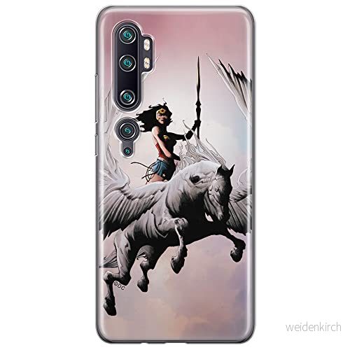ERT GROUP mobiltelefonfodral för Xiaomi MI NOTE 10 / PRO originalt och officiellt licensierat DC mönster Wonder Woman 002, fodral tillverkad av TPU plast 5904805584411