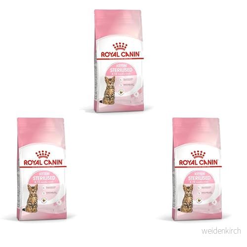 ROYAL CANIN Kattunge steriliserad 4 pack x 400 g helfoder för katter Speciellt kastrerade i tillväxt från 6 till 12 år. Månad livet 3182550805155