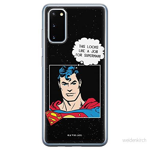 ERT GROUP mobiltelefonfodral för Samsung S20 / S11E originalt och officiellt licensierat DC mönster Superman 037 optimalt anpassad till formen på mobiltelefonen, fodral tillverkad av TPU plast 5905131571007