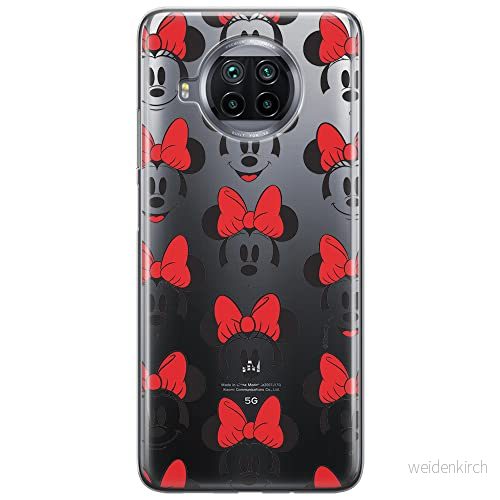 ERT GROUP mobiltelefonfodral för Xiaomi MI 10T LITE/REDMI NOTE 9 PRO 5G originalt och officiellt licensierat Disney mönster Minnie 058, gedeeltelijk transparant 5903537152912
