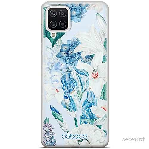 ERT GROUP mobiltelefonfodral för Samsung A12 / M12 F12 originalt och officiellt licensierat Babaco mönster Flowers 026 optimalt anpassad till formen på mobiltelefonen, fodral tillverkad av TPU plast 5905131260628