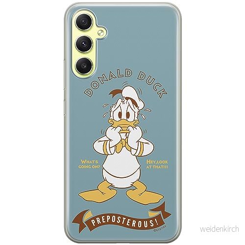 ERT GROUP mobiltelefonfodral för Samsung A34 5G originalt och officiellt licensierat Disney mönster Donald 004 optimalt anpassad till formen på mobiltelefonen, fodral tillverkad av TPU plast 5905511790448