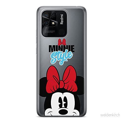 ERT GROUP mobiltelefonfodral för Xiaomi REDMI 10C originalt och officiellt licensierat Disney mönster Minnie 027 optimalt anpassad till formen på mobiltelefonen, gedeeltelijk transparant 5905511536770