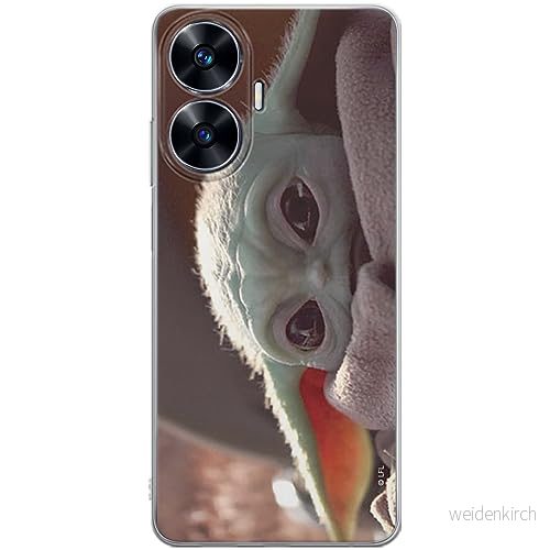 ERT GROUP mobiltelefonfodral för Realme C55 originalt och officiellt licensierat Star Wars mönster Baby Yoda 021 optimalt anpassad till formen på mobiltelefonen, fodral tillverkad av TPU plast 5905511865344