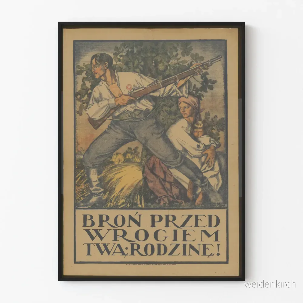 Polsk propagandaposter - Familjens skydd