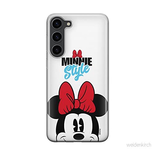 ERT GROUP mobiltelefonfodral för Samsung S23 originalt och officiellt licensierat Disney mönster Minnie 027 optimalt anpassad till formen på mobiltelefonen, fodral tillverkad av TPU plast 5905511433949