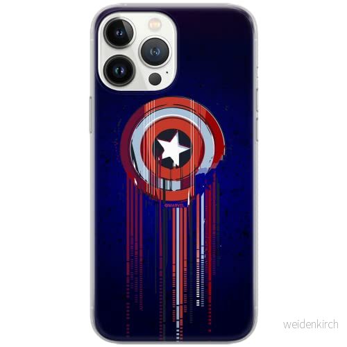 ERT GROUP mobiltelefonfodral för Samsung A51 originalt och officiellt licensierat Marvel mönster Captain America 017 Vit optimalt anpassad till formen på mobiltelefonen, fodral tillverkad av TPU plast 5903537490366