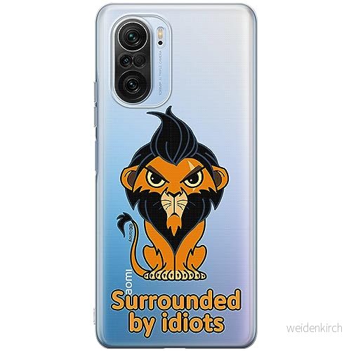 ERT GROUP mobiltelefonfodral för Xiaomi MI 11i/ REDMI K40/K40 PRO/POCO F3/ F3 PRO originalt och officiellt licensierat Disney mönster Scar 001, gedeeltelijk transparant 5905511889661