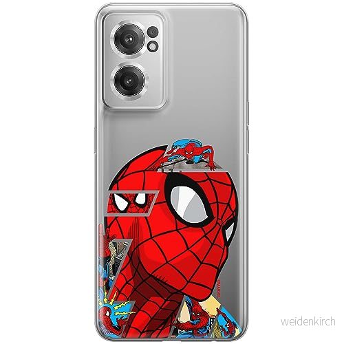ERT GROUP mobiltelefonfodral för OnePlus NORD CE 2 originalt och officiellt licensierat Marvel mönster Spider Man 042 optimalt anpassad till formen på mobiltelefonen, gedeeltelijk transparant 5905795018108