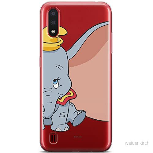 ERT GROUP mobiltelefonfodral för Samsung A01 originalt och officiellt licensierat Disney mönster Dumbo 007 optimalt anpassad till formen på mobiltelefonen, gedeeltelijk transparant 5904805418754