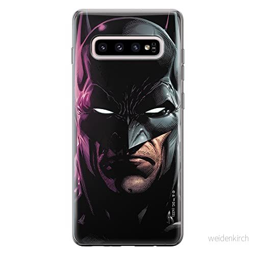ERT GROUP mobiltelefonfodral för Samsung S10 PLUS originalt och officiellt licensierat DC mönster Batman 070 optimalt anpassad till formen på mobiltelefonen, fodral tillverkad av TPU plast 5905131527479
