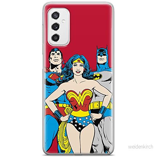 ERT GROUP mobiltelefonfodral för Samsung M52 5G originalt och officiellt licensierat DC mönster Justice League 003 optimalt anpassad till formen på mobiltelefonen, fodral tillverkad av TPU plast 5904805496745