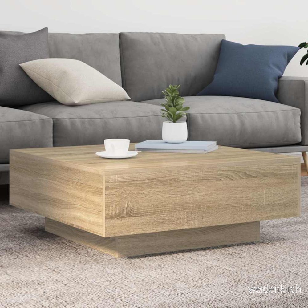 vidaXL Soffbord sonoma ek 80x80x31 cm konstruerat trä 8721012251670