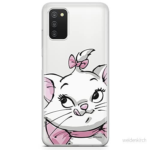 ERT GROUP mobiltelefonfodral för Samsung A03S originalt och officiellt licensierat Disney mönster Marie 001 optimalt anpassad till formen på mobiltelefonen, gedeeltelijk transparant 5903932989670