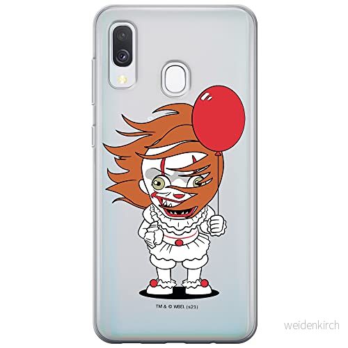 ERT GROUP mobiltelefonfodral för Samsung A40 originalt och officiellt licensierat Horror mönster It 005 optimalt anpassad till formen på mobiltelefonen, gedeeltelijk transparant 5905131955227