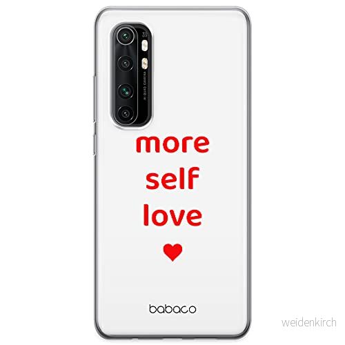 ERT GROUP mobiltelefonfodral för Xiaomi MI NOTE 10 Lite originalt och officiellt licensierat Babaco mönster More self love 001 anpassad till formen på mobiltelefonen, fodral tillverkad av TPU plast 5903932915310