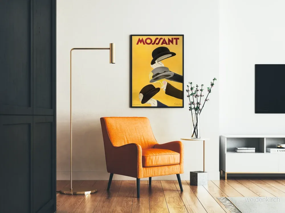 Vintageposter med Mössant-hattar 1938 - Bild 2