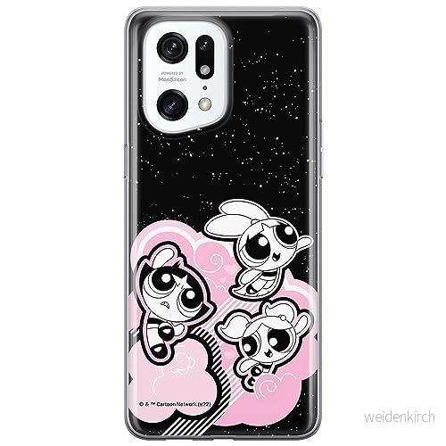 ERT GROUP mobiltelefonfodral för Oppo FIND X5 PRO originalt och officiellt licensierat The Powerpuff Girls mönster 024, fodral tillverkad av TPU plast 5905511970291