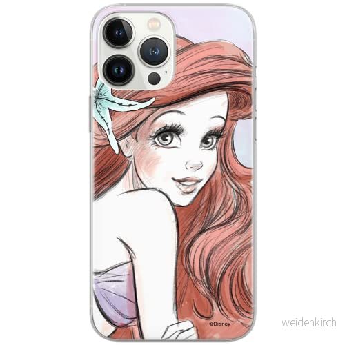 ERT GROUP mobiltelefonfodral för Samsung S10 PLUS originalt och officiellt licensierat Disney mönster Ariel 005 Vit optimalt anpassad till formen på mobiltelefonen, fodral tillverkad av TPU plast 5903040537664