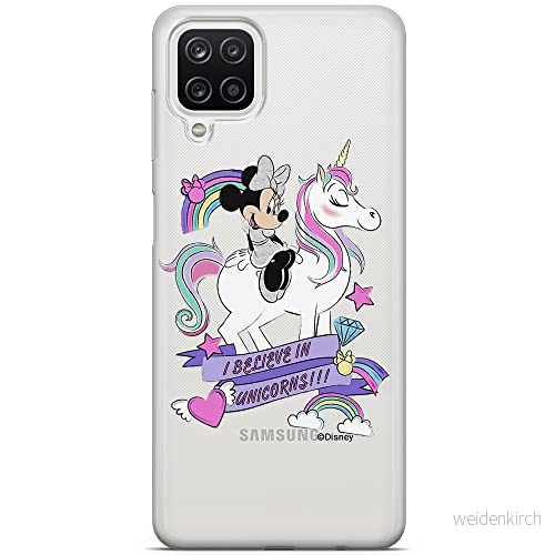 ERT GROUP mobiltelefonfodral för Samsung A12 / M12 originalt och officiellt licensierat Disney mönster Minnie 035 optimalt anpassad till formen på mobiltelefonen, gedeeltelijk transparant 5903040092248