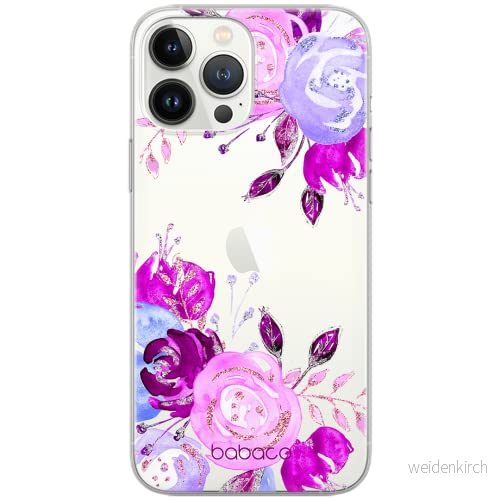 ERT GROUP mobiltelefonfodral för Apple Iphone 13 PRO MAX originalt och officiellt licensierat Babaco mönster Flowers 005 optimalt anpassad till formen på mobiltelefonen, gedeeltelijk transparant 5904805387395