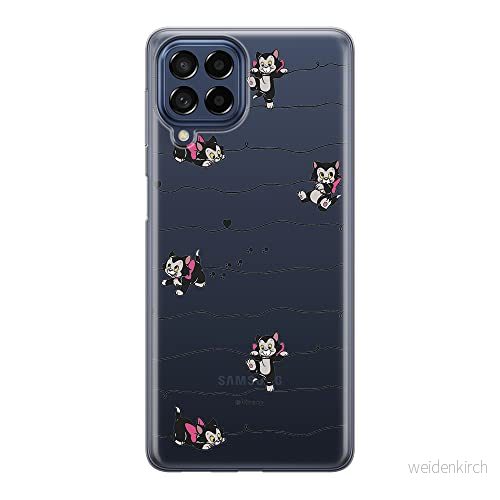 ERT GROUP mobiltelefonfodral för Samsung M33 5G originalt och officiellt licensierat Disney mönster Cat Figaro 001 optimalt anpassad till formen på mobiltelefonen, gedeeltelijk transparant 5905511344801